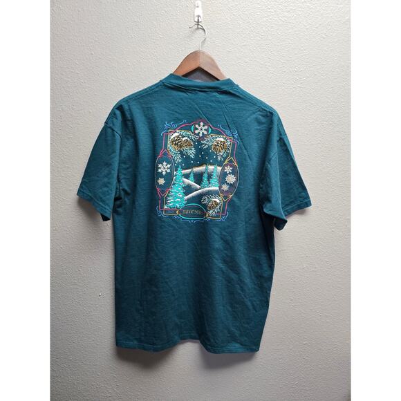 Vintage Test Print Shirt Shenandoah Valley Virginia Minnesota Graphic Tee 90s L - Picture 5 of 9
